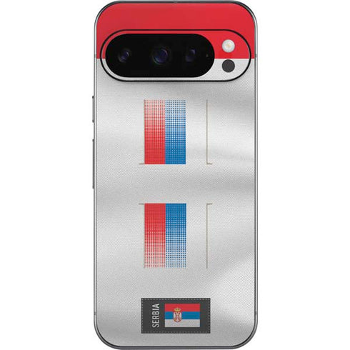 Serbia Soccer Flag Google Pixel 9 Pro Skin